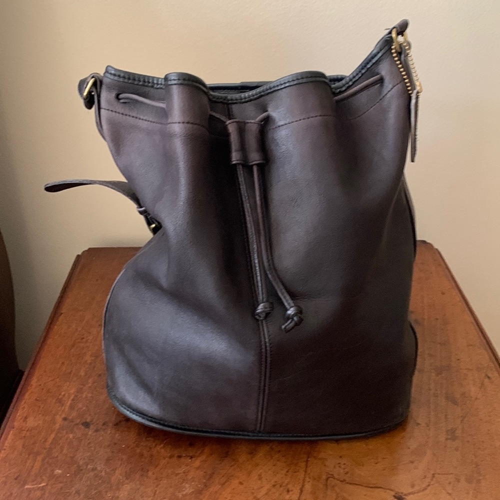Vintage Coach Bucket Bag